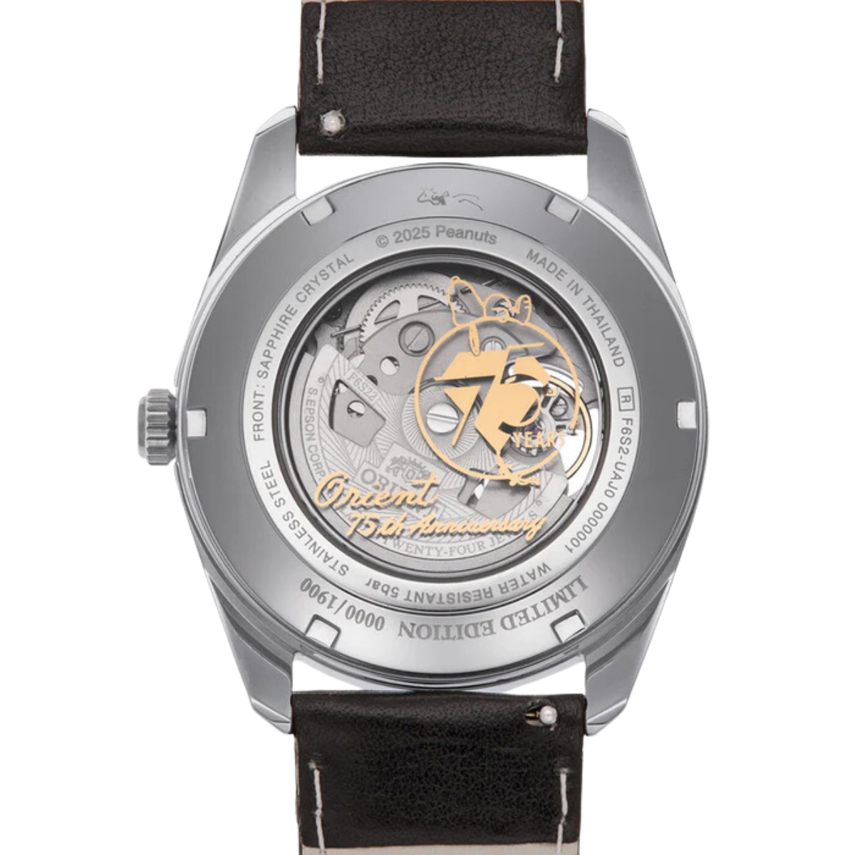 Orient 75th Anniversary x Peanut RA-AR0011S Limited Edition Semi Skeleton Watch