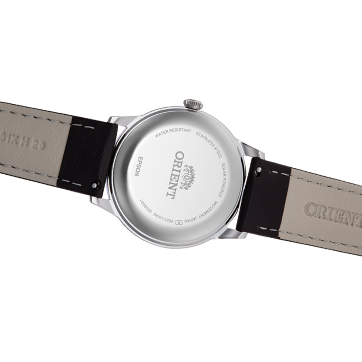 Orient Bambino 38MM RA-WK0004L Classic Black Dial Quartz Leather Watch