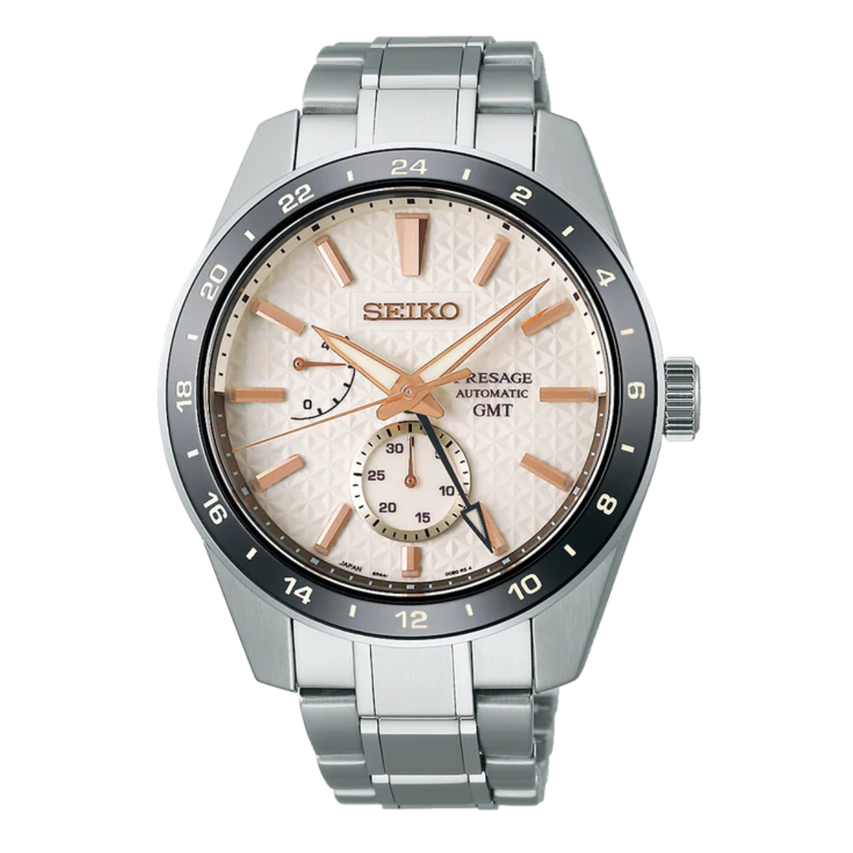 Seiko Presage GMT Sharp Edged Series SPB273J1 SPB273 SPB273J Limited Edition Watch - Skywatches