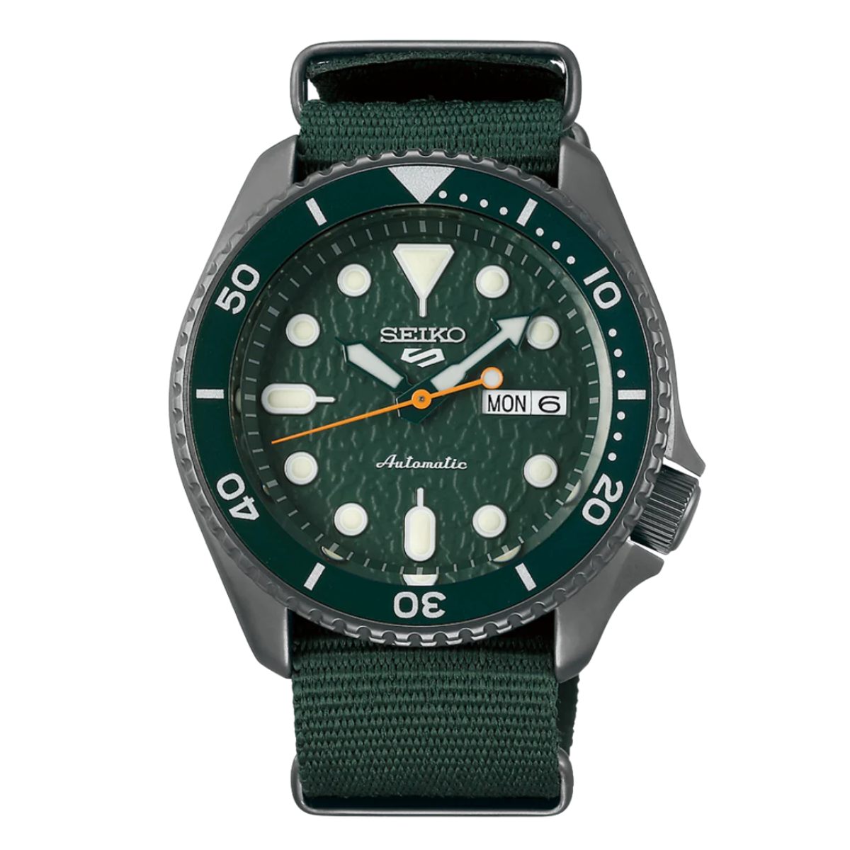 Seiko Green Nylon SRPD77 SRPD77K1 Automatic Sports Watch