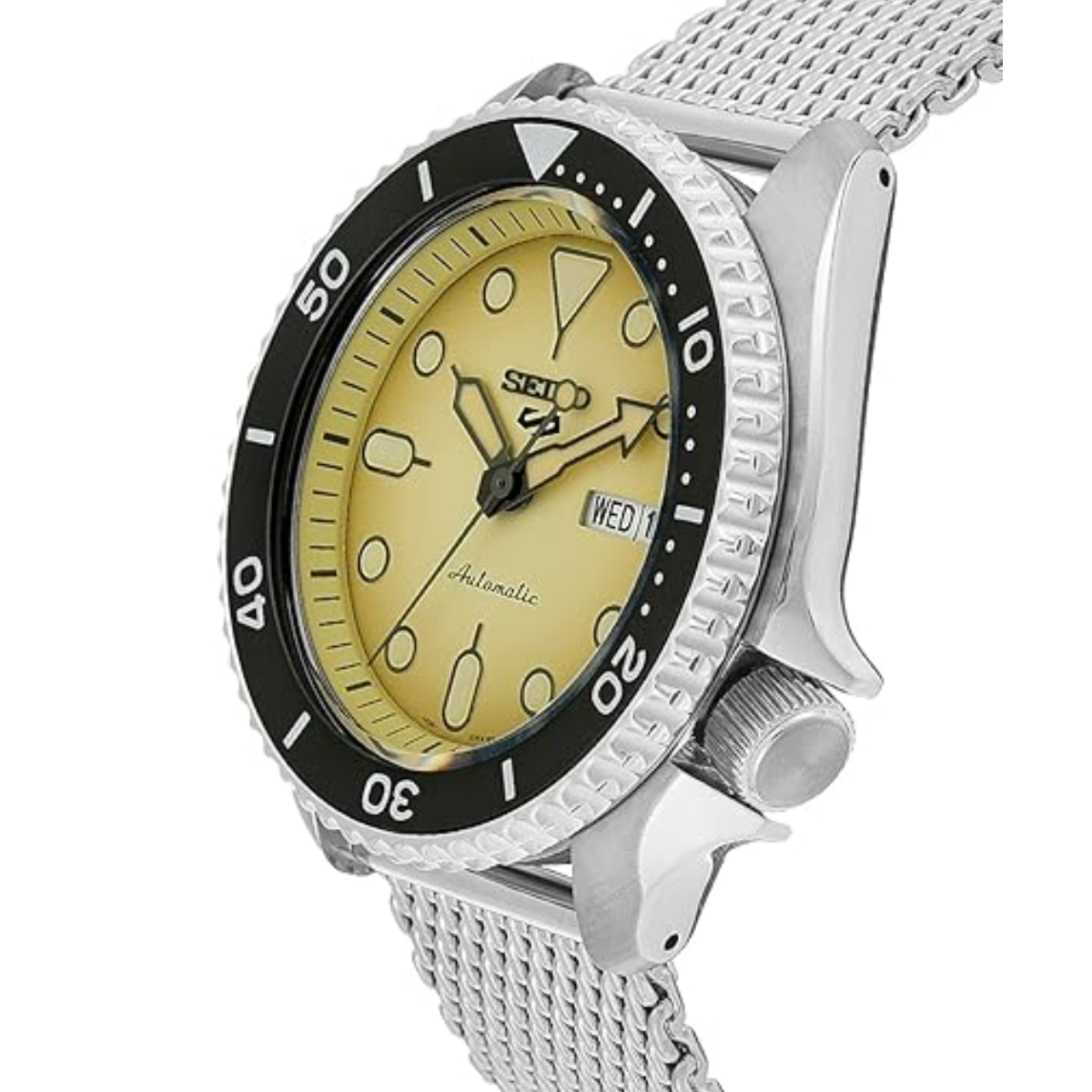 Seiko 5 Sports SRPD67 SRPD67K1 SRPD67K Mesh Automatic Watch