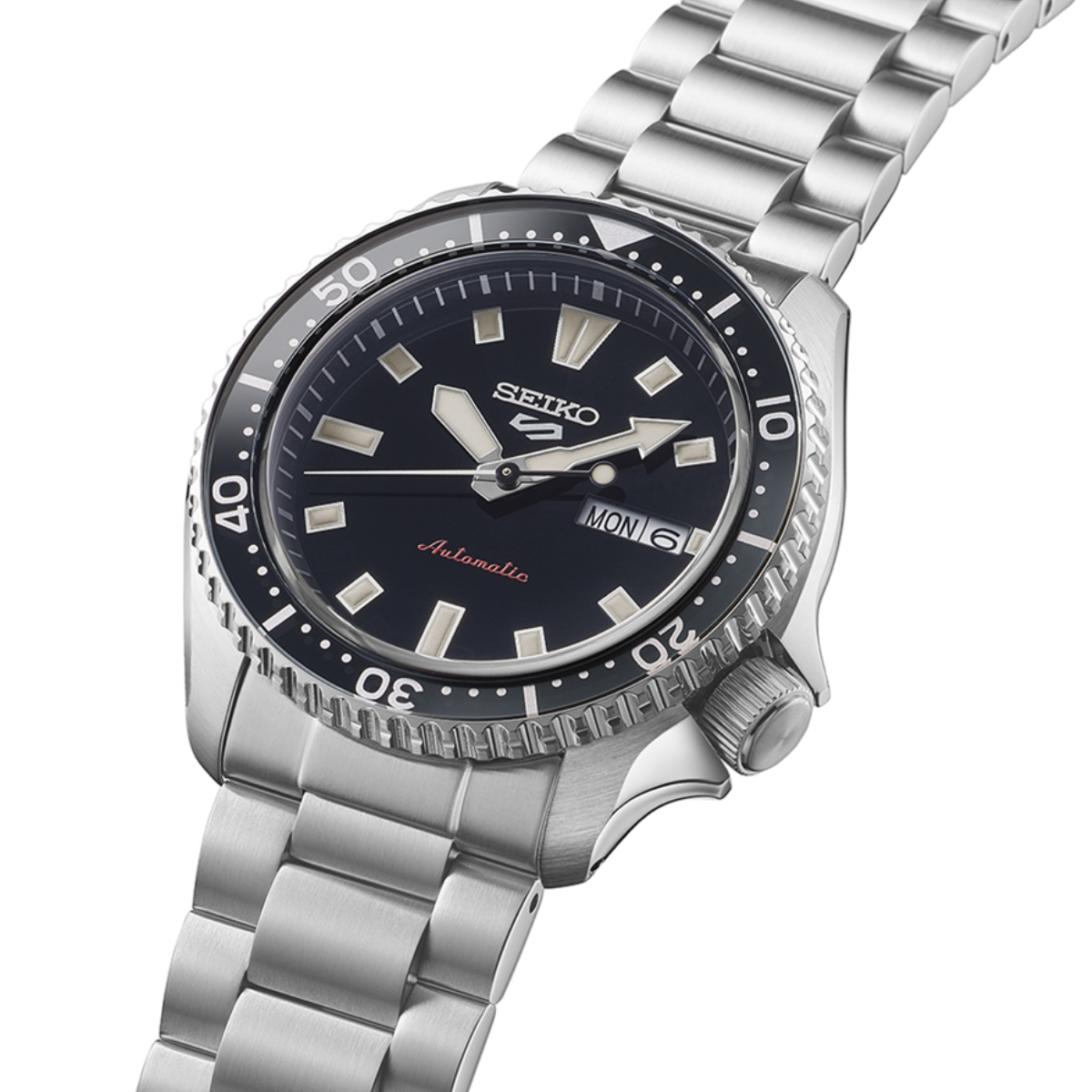 Seiko 5 Sports Automatic Black Dial Steel SRPL85K1