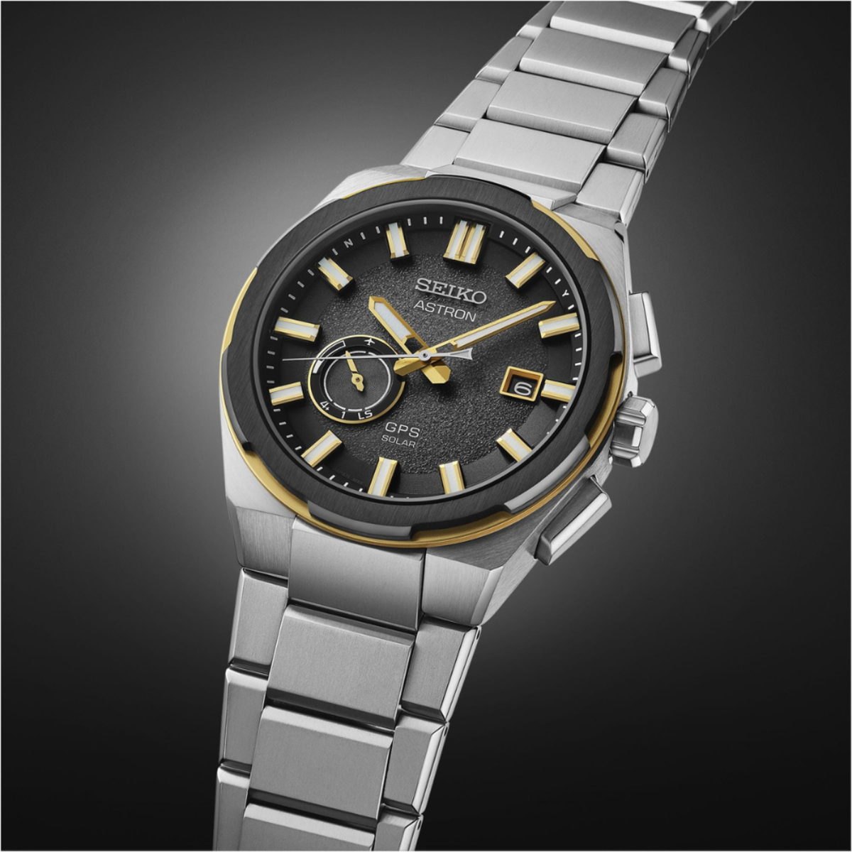 Seiko Astron GPS Solar Nexter Series "Sun Gold" Titanium Watch SSJ026J1