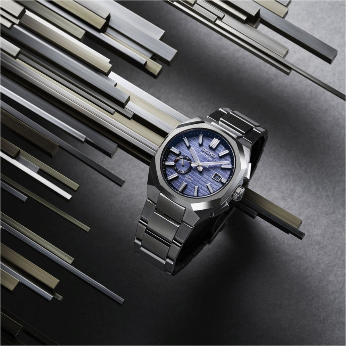 Seiko Astron GPS Solar "New Future" Hexagon Titanium Watch SSJ013J1