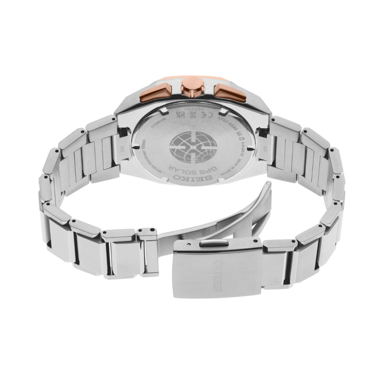 Seiko Astron GPS Solar "New Future" Hexagon Titanium Watch SSJ014J1