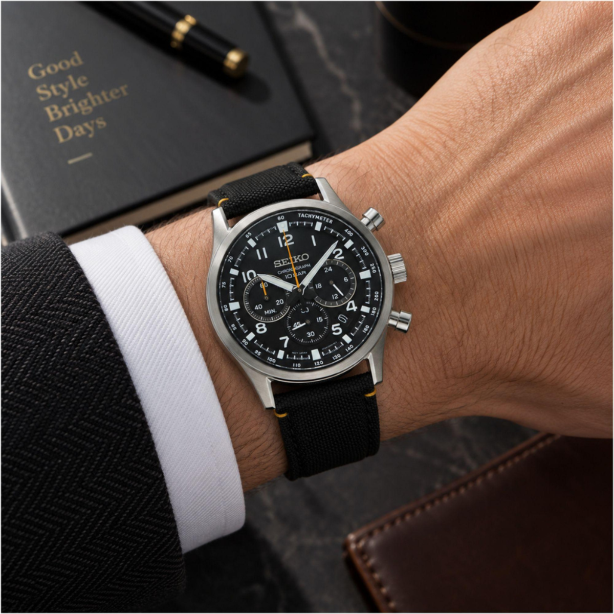 Seiko Chronograph Men's Watch SSB449P1