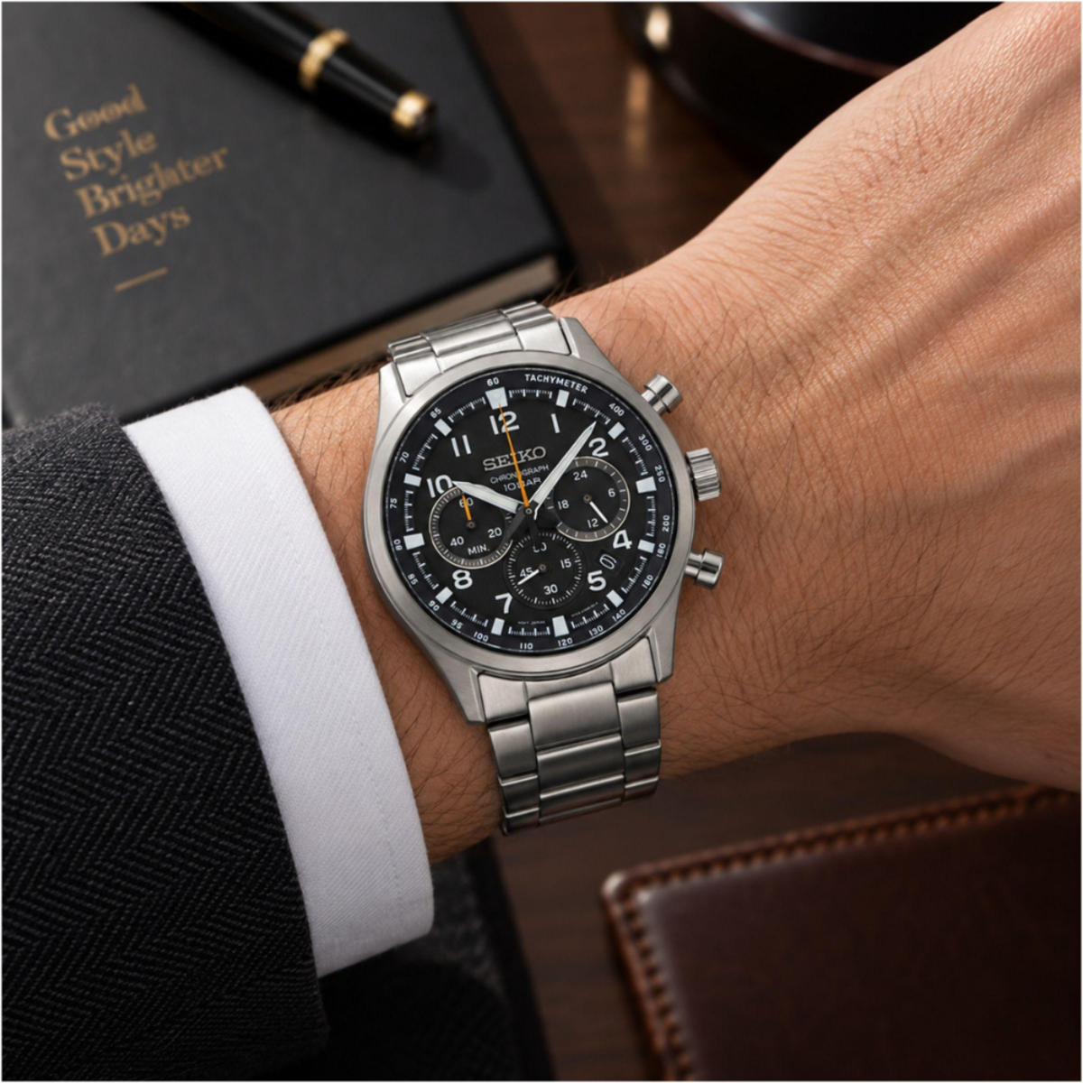 Seiko Chronograph Stainless Steel SSB447P1 Men’s Watch