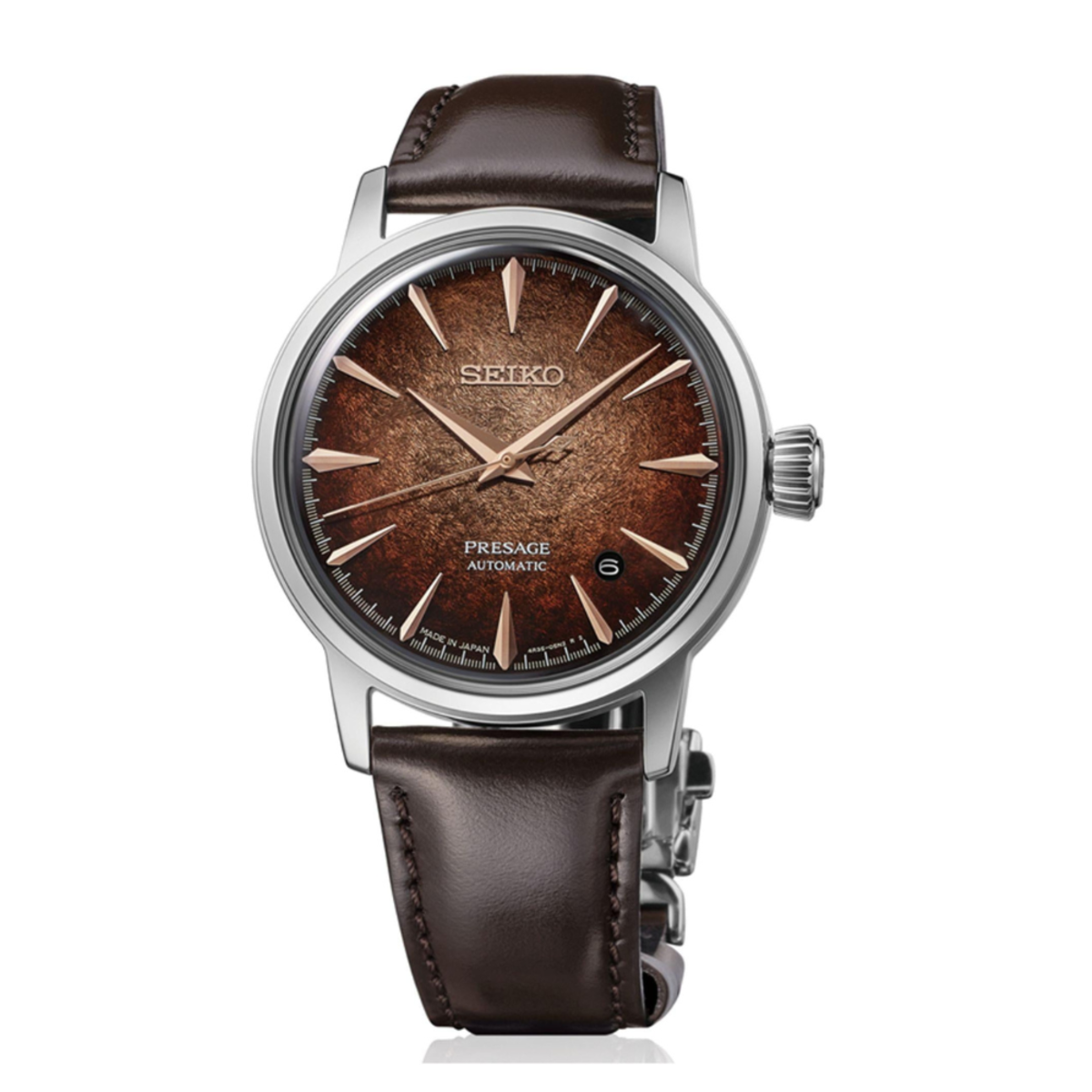Seiko Presage Cocktail HCB003J1 Time Whisky Mist Automatic Watch