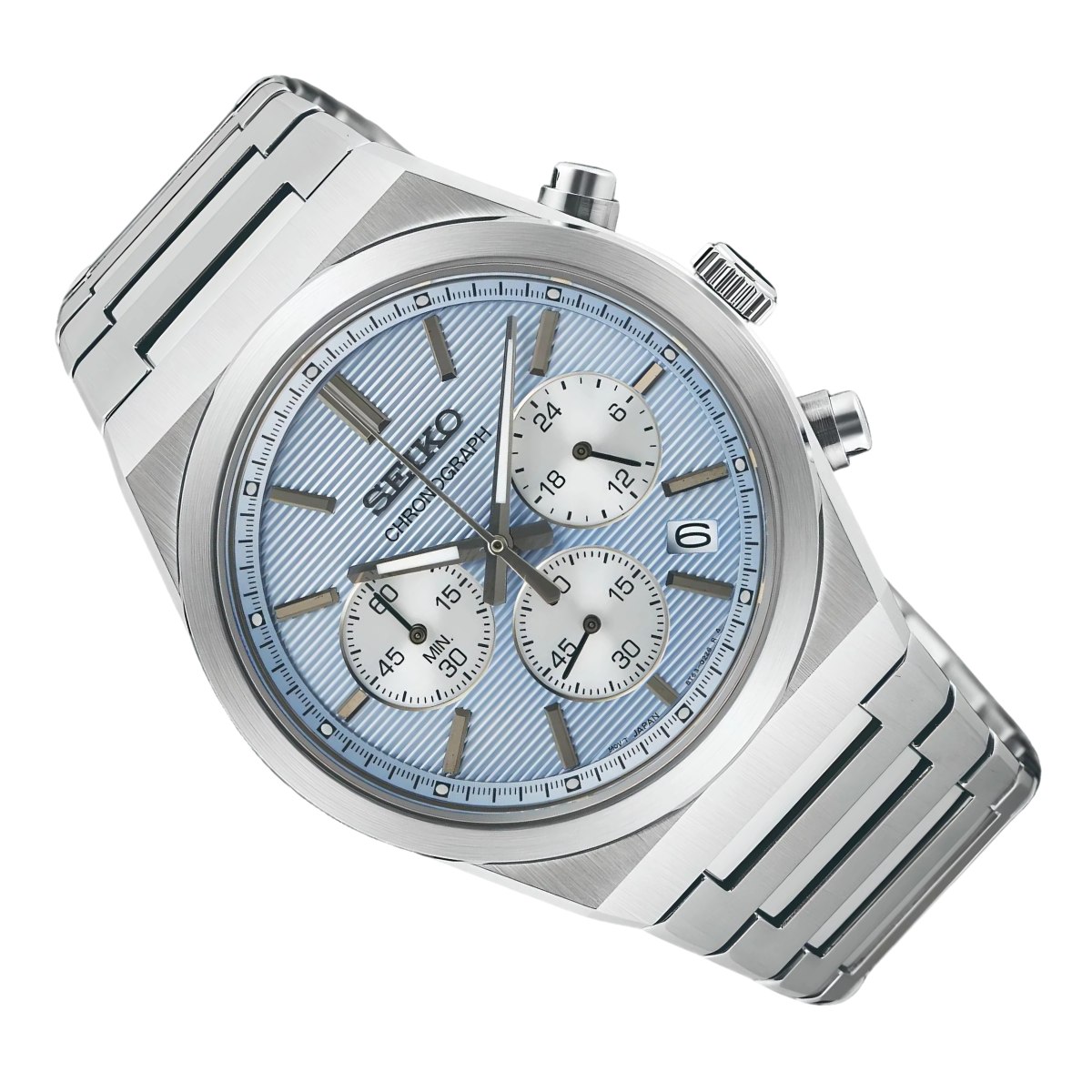 Seiko Conceptual Quartz Chronograph Light Blue SSB459P1