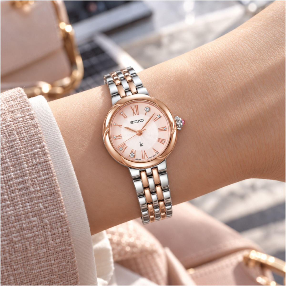 Seiko Lukia Grow Peony Blossoms Women's Watch SSWA006J