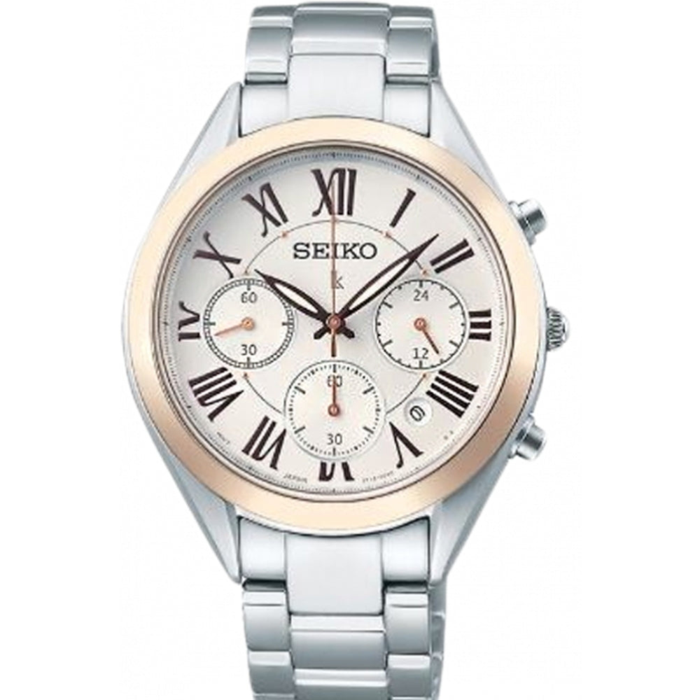 Seiko Lukia Womens SRWZ10P1 SRWZ10 SRWZ10P Quartz Chronograph Watch