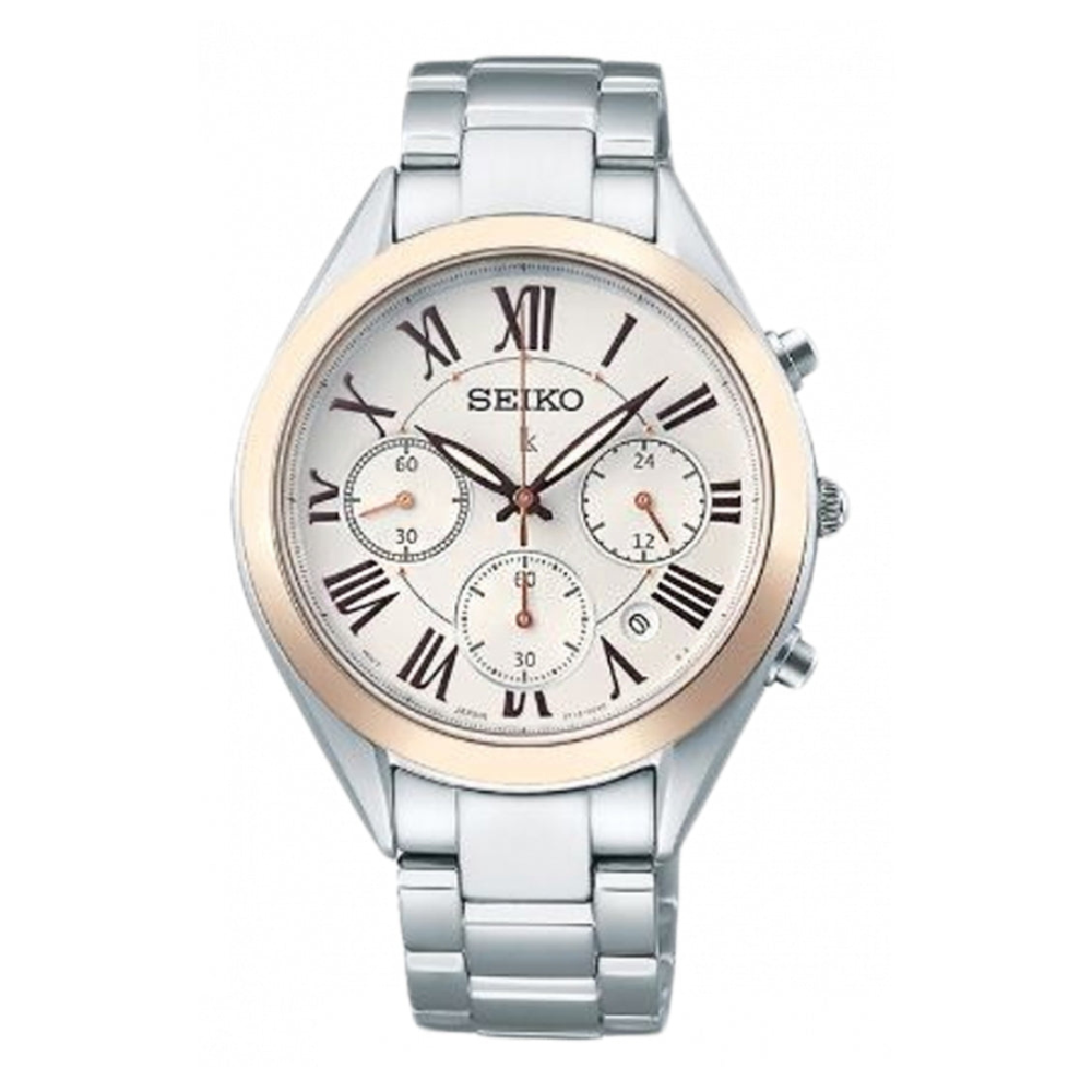 Seiko Lukia Womens SRWZ10P1 SRWZ10 SRWZ10P Quartz Chronograph Watch