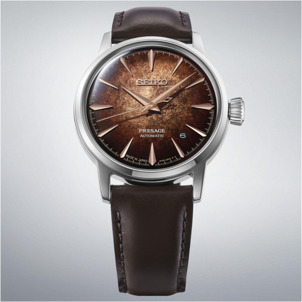 Seiko Presage Cocktail HCB003J1 Time Whisky Mist Automatic Watch