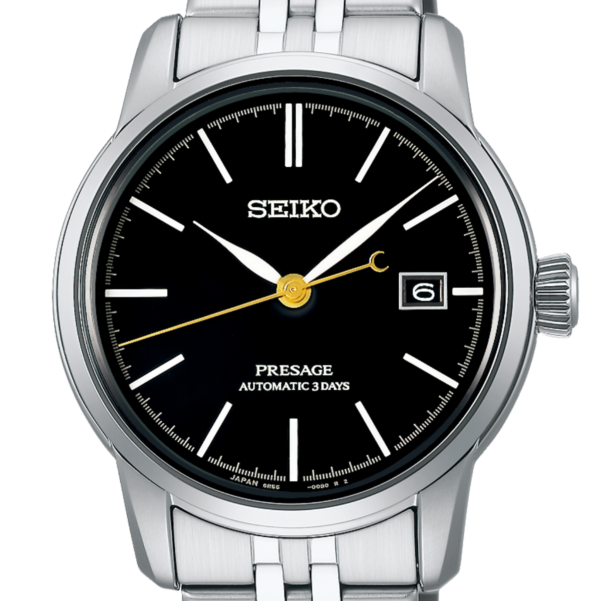 Seiko Presage Craftsmanship SPB405J1 SPB405 Automatic Deep Black Urushi Lacquer Dial Watch
