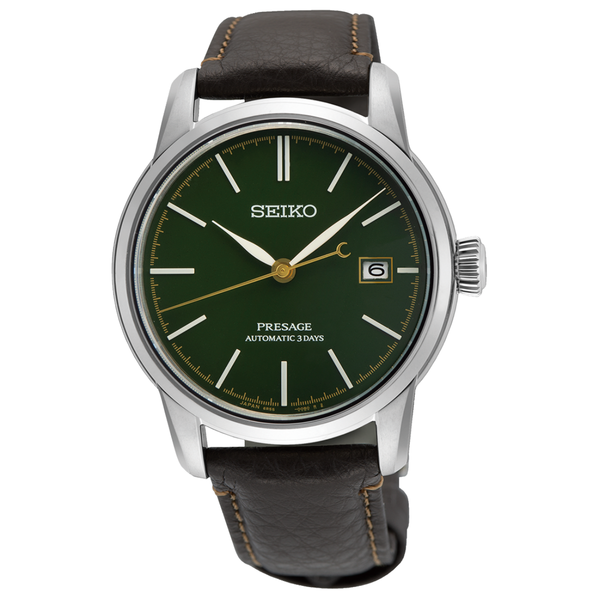 Seiko Presage Craftsmanship Series SPB407J1 SPB407 Urushi Lacquer Dial Leather Watch