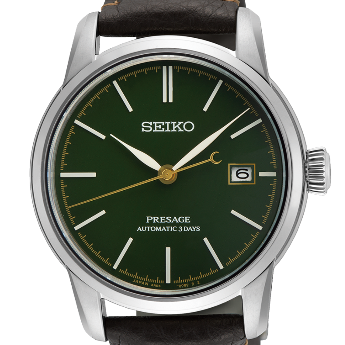 Seiko Presage Craftsmanship Series SPB407J1 SPB407 Urushi Lacquer Dial Leather Watch