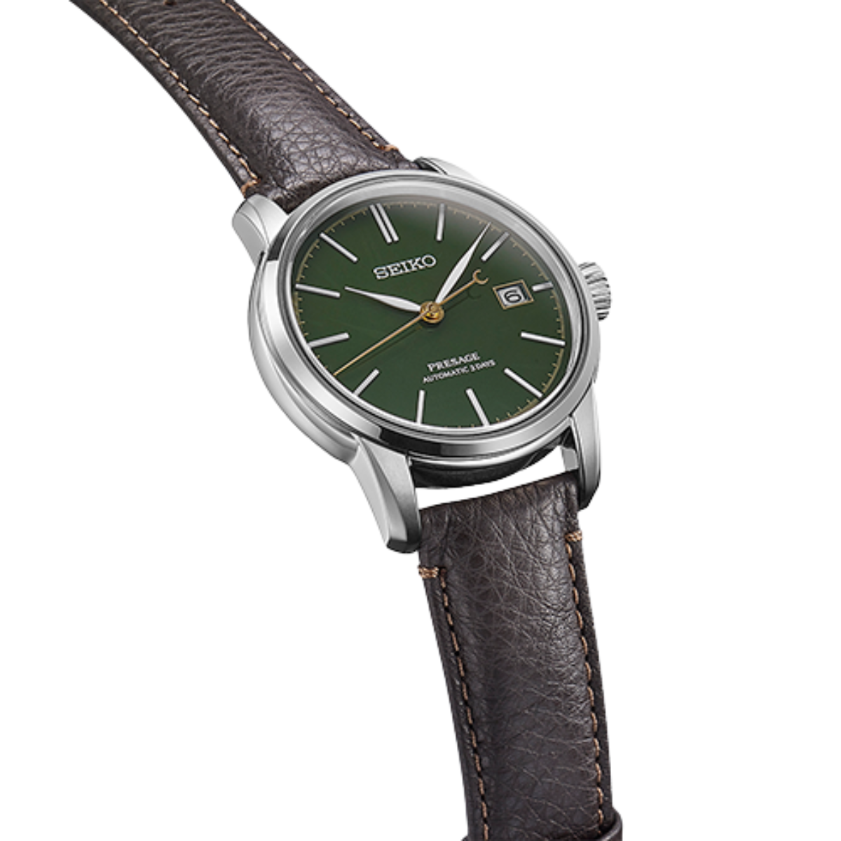 Seiko Presage Craftsmanship Series SPB407J1 SPB407 Urushi Lacquer Dial Leather Watch