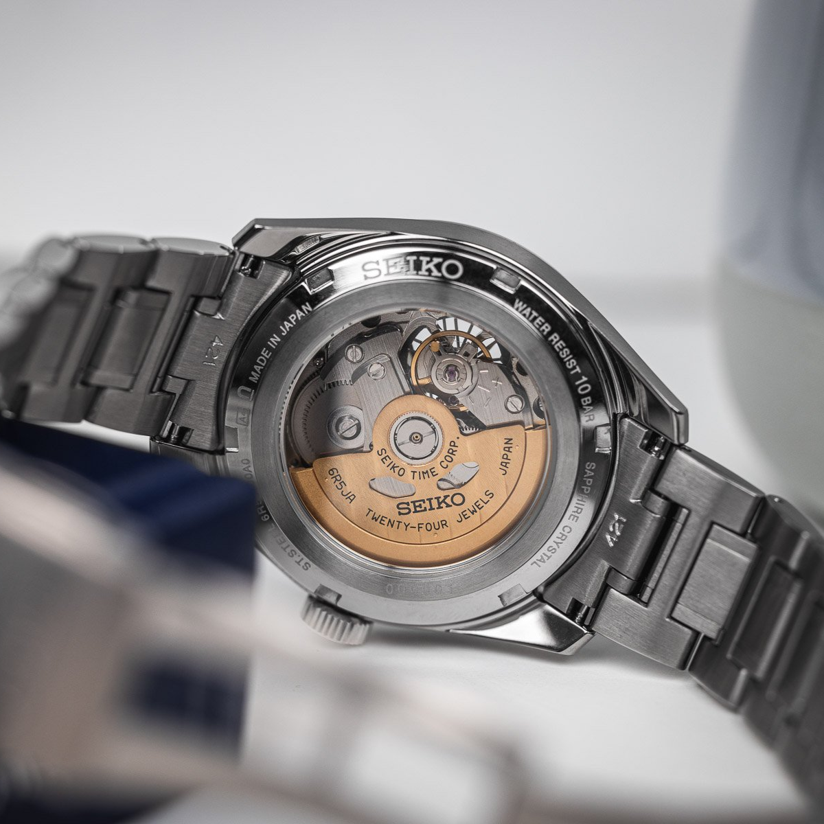 Seiko Presage Automatic SPB417J1 SPB417 Sharp Edged Blue Dial Mens Watch