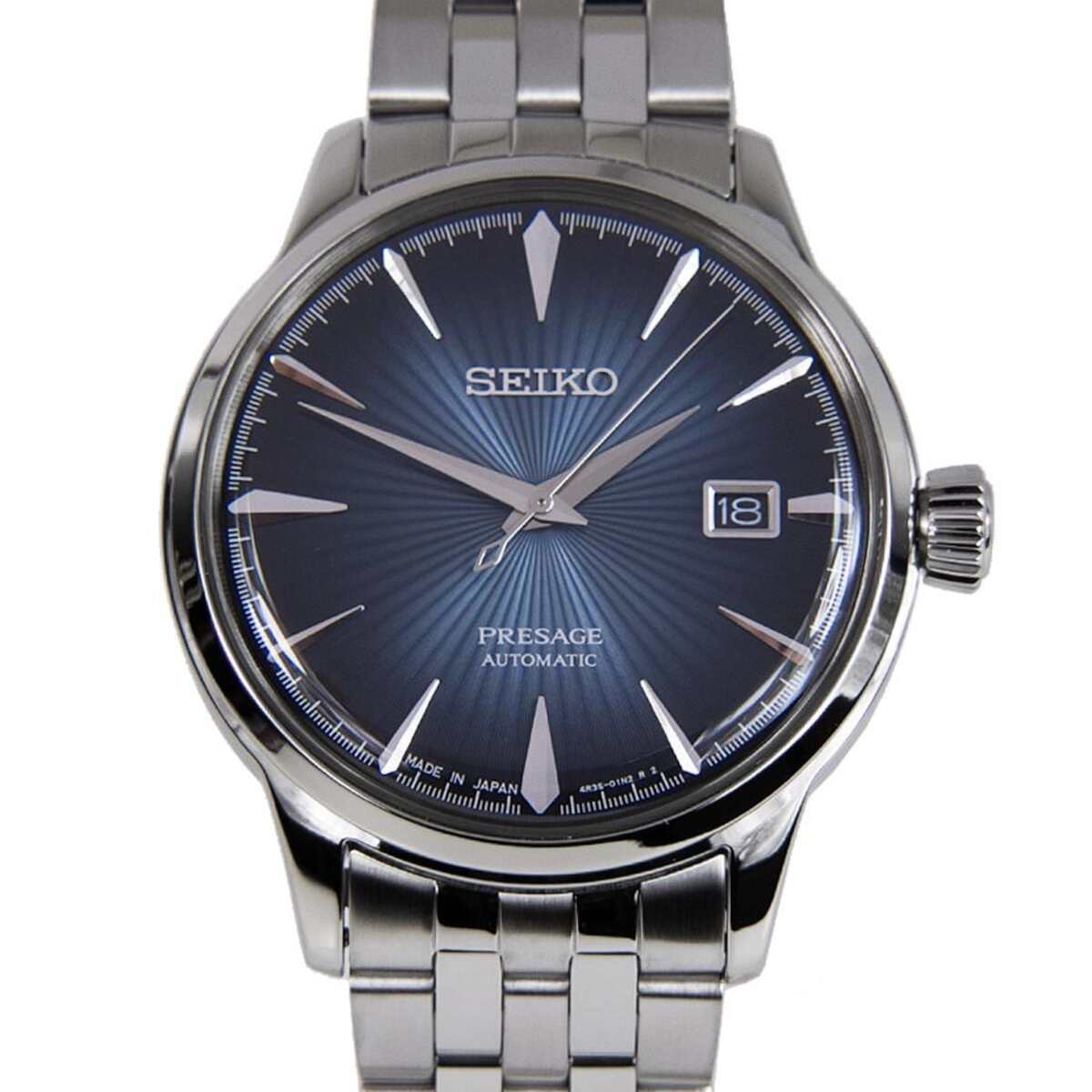 Seiko Presage Cocktail Time Automatic Blue Dial SRPB41J1 Men's Watch
