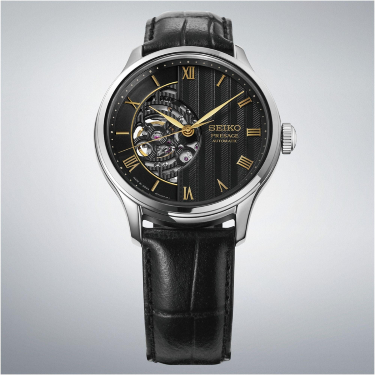 Seiko Presage Semi-Skeleton Japanese Garden HCB008J1 Watch