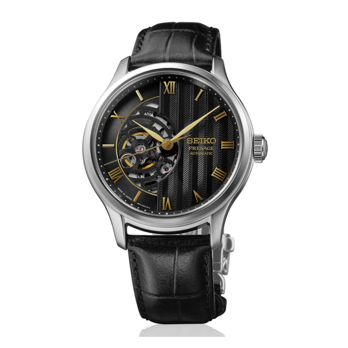 Seiko Presage Semi-Skeleton Japanese Garden HCB008J1 Watch