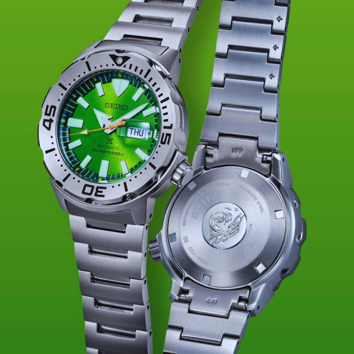 Seiko SRPL41K1 SRPL41 SRPL41K Prospex "Prajam Yam" Monster Limited Edition Men's Dive Watch