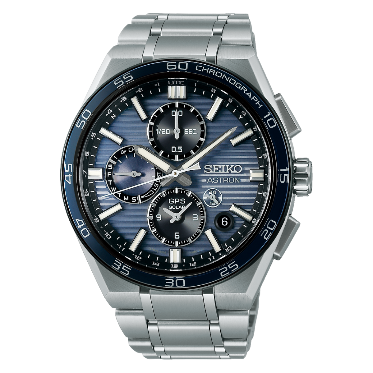 Seiko Astron GPS Solar SSH175J1 SSH175 Chronograph Dual Time Watch