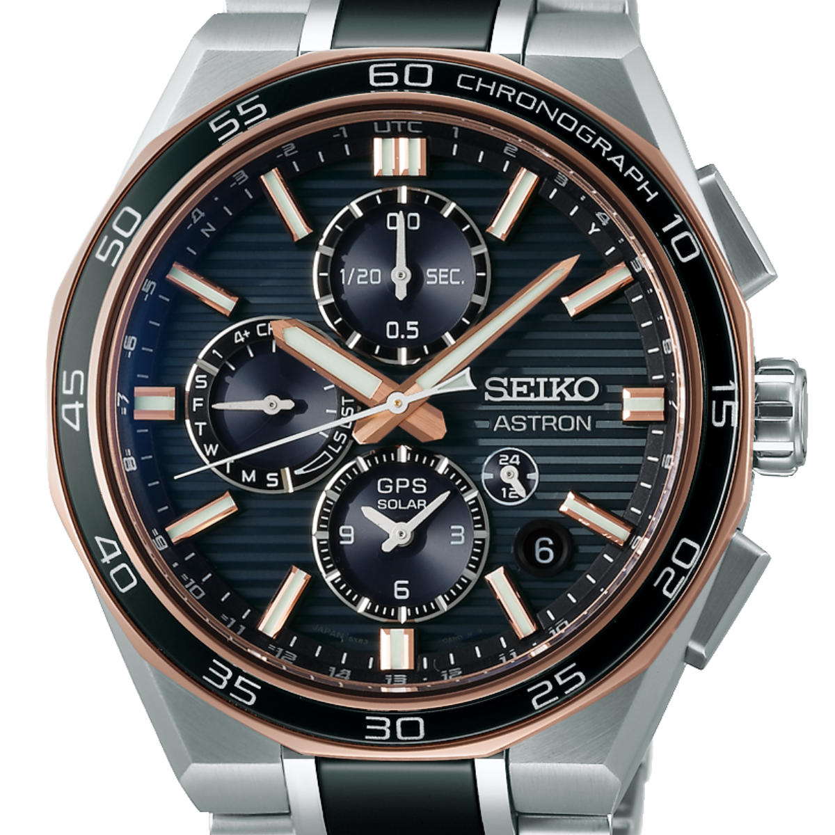 Seiko Astron GPS Solar SSH180J1 SSH180 Dual Time Limited Edition Mens Watch