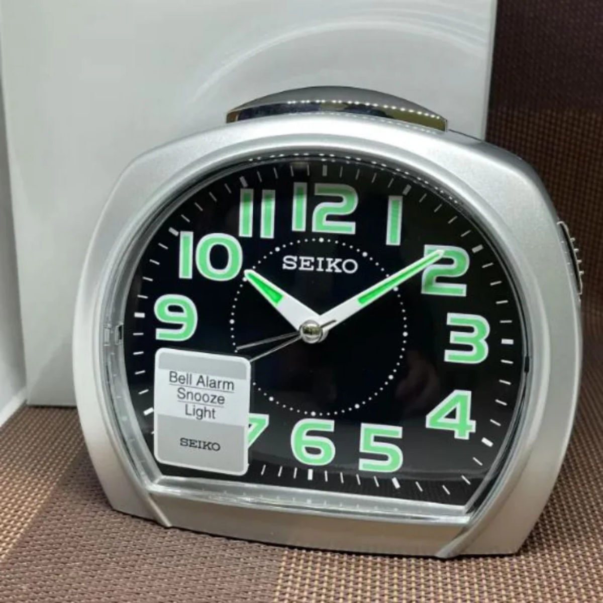 Seiko Black Dial Table Clock QHK020S (Singapore Only)