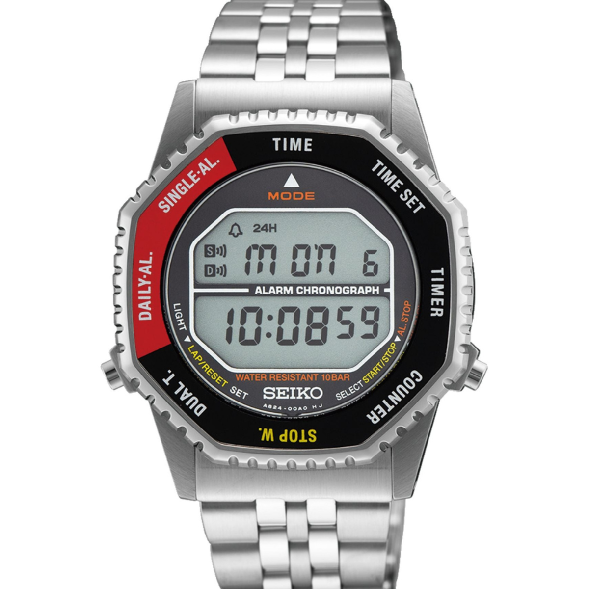 Seiko SMGG19 'Rotocall' Reissue Classic Digital Watch