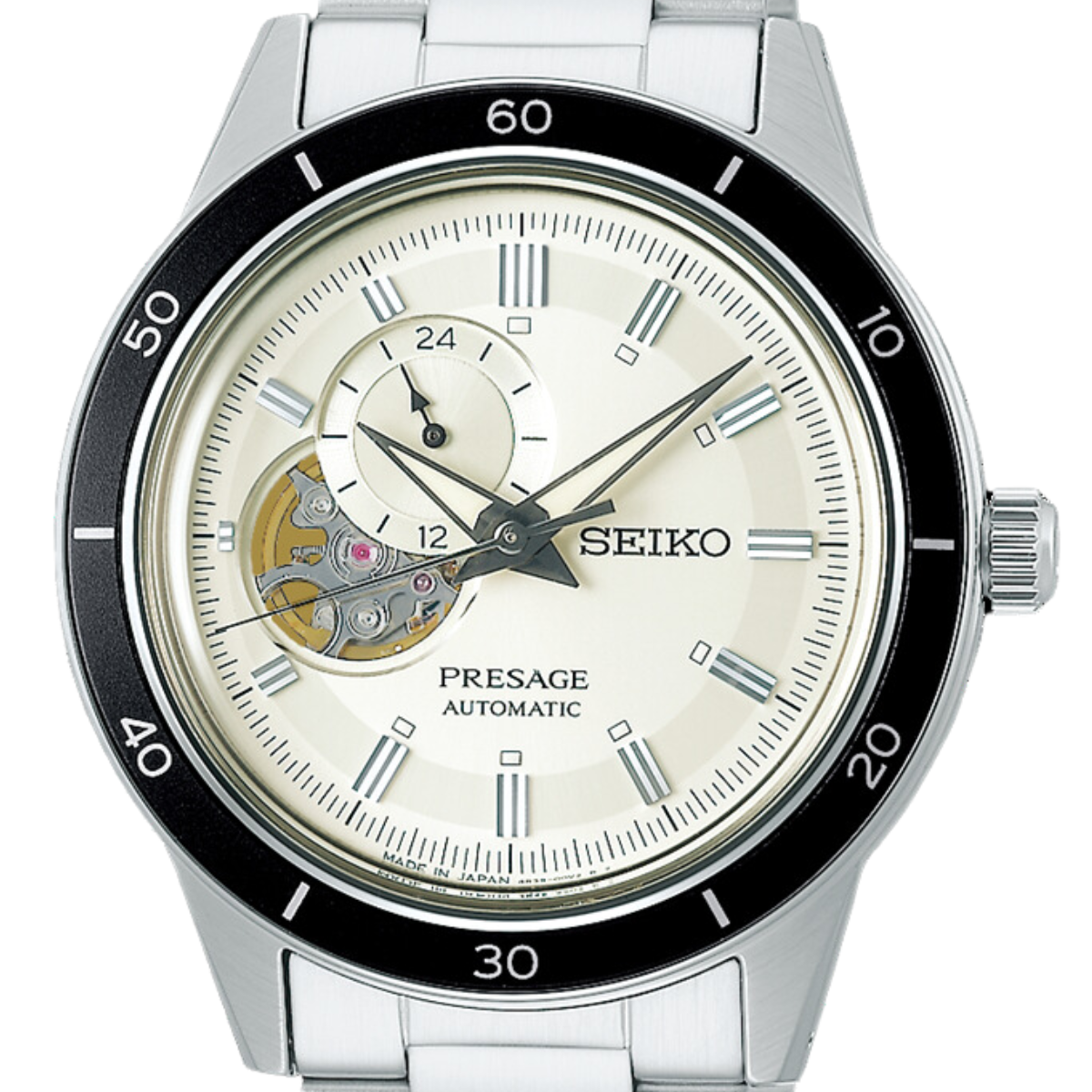 Seiko Presage 60's Style SSA423J1 SSA423 SSA423J Automatic Open Heart Mens Watch
