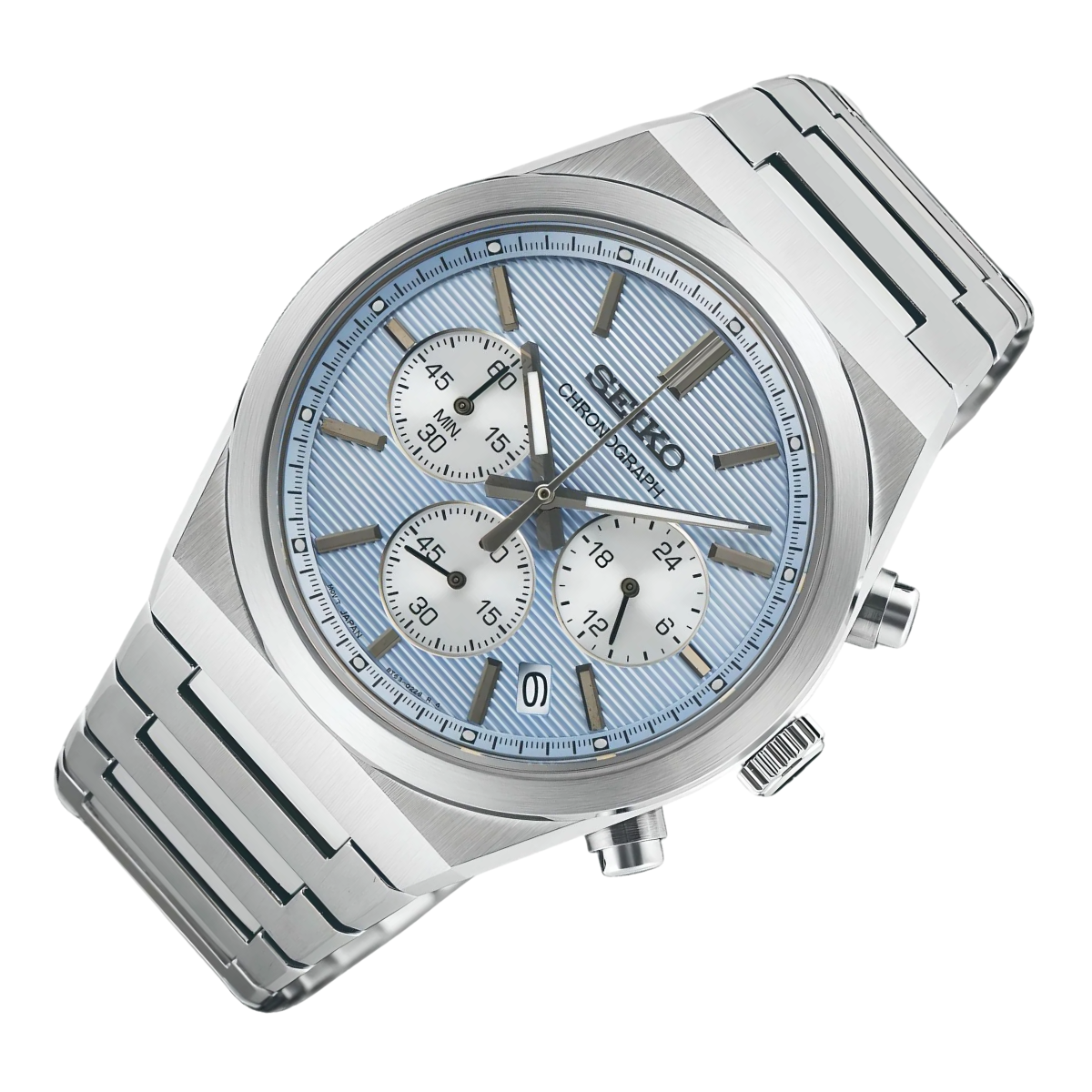 Seiko Conceptual Quartz Chronograph Light Blue SSB459P1