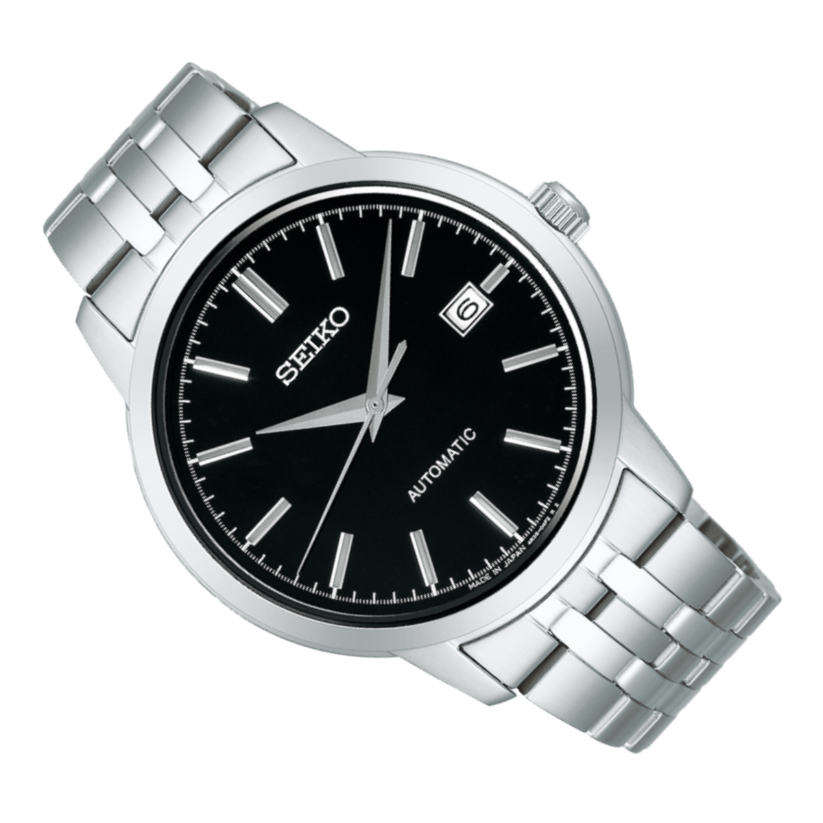 Seiko Selection Automatic Black Dial Men's Watch SCVE061