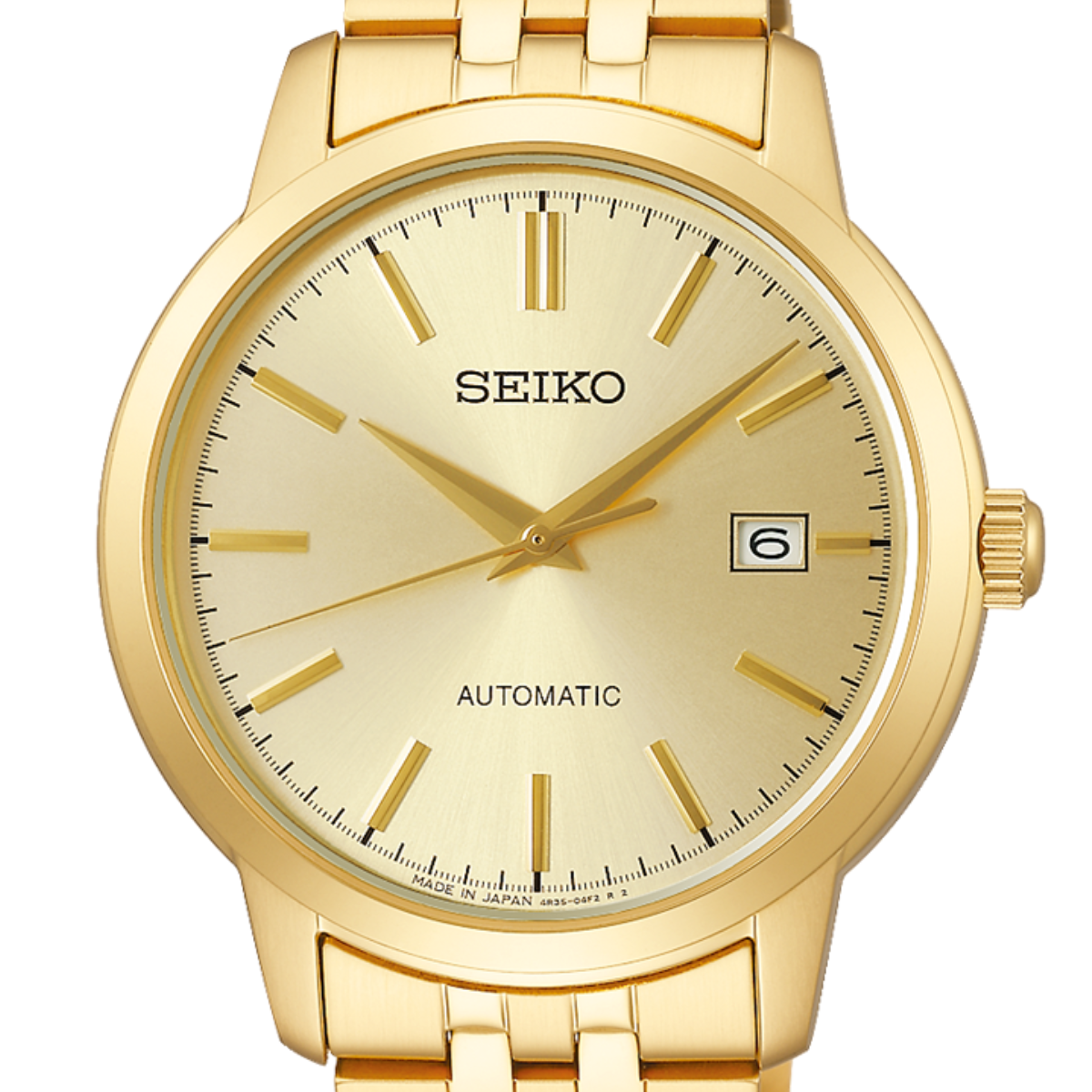Seiko Selection Automatic Gold Dial Men's Watch SCVE062
