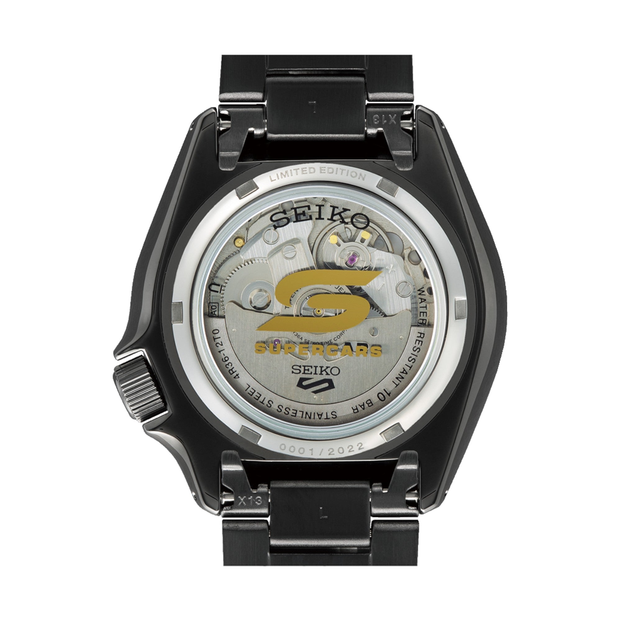 Seiko 5 Sports Supercars SRPJ01K SRPJ01 SRPJ01K1