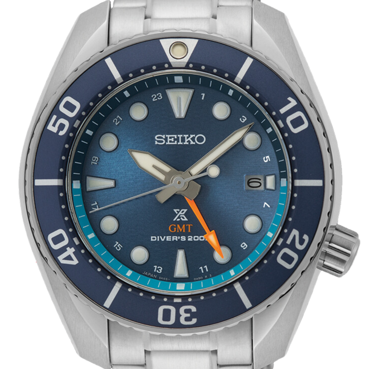 Seiko Sumo GMT Prospex SFK001J1 SFK001 SFK001J Blue Dial Mens Diving Watch