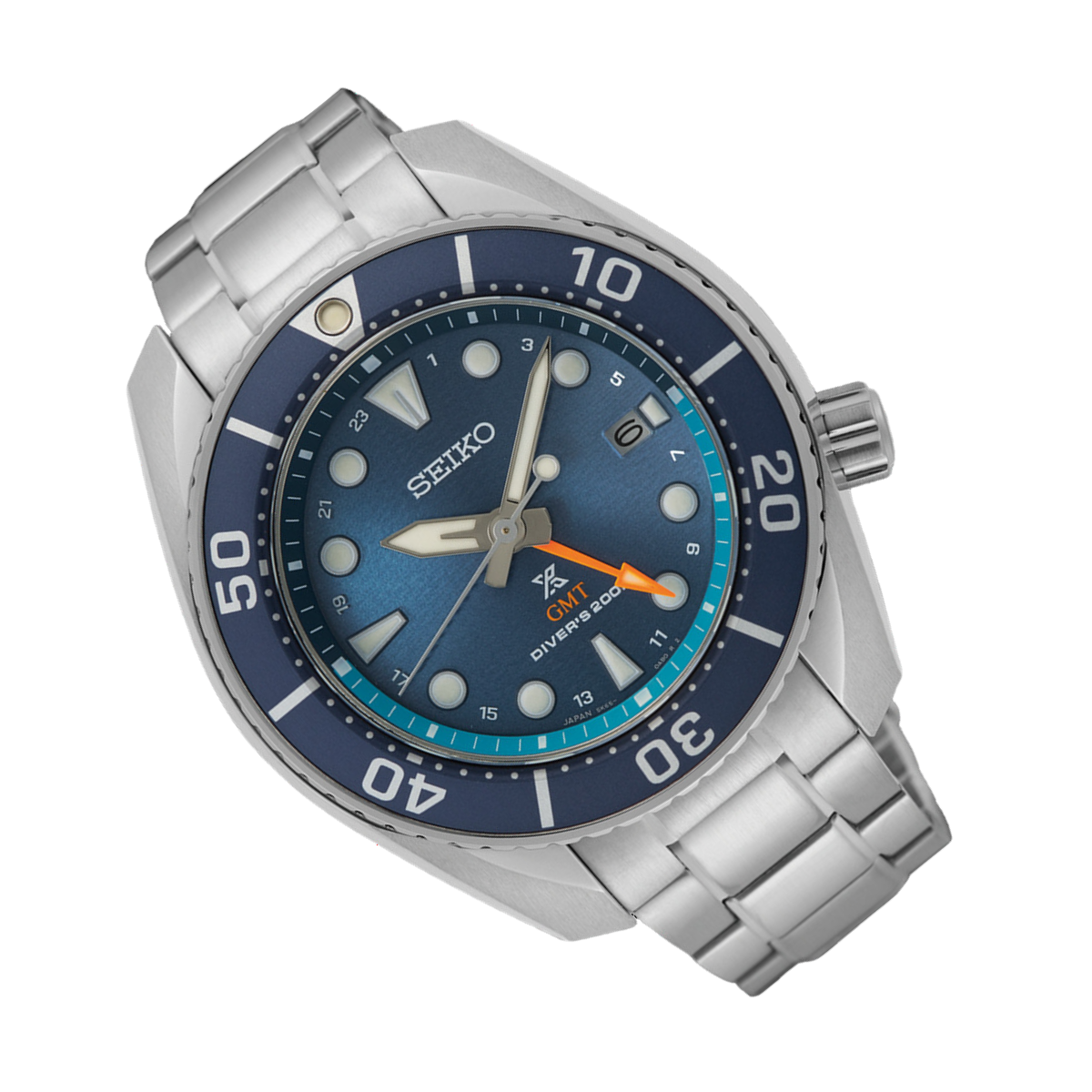 Seiko Sumo GMT Prospex SFK001J1 SFK001 SFK001J Blue Dial Mens Diving Watch