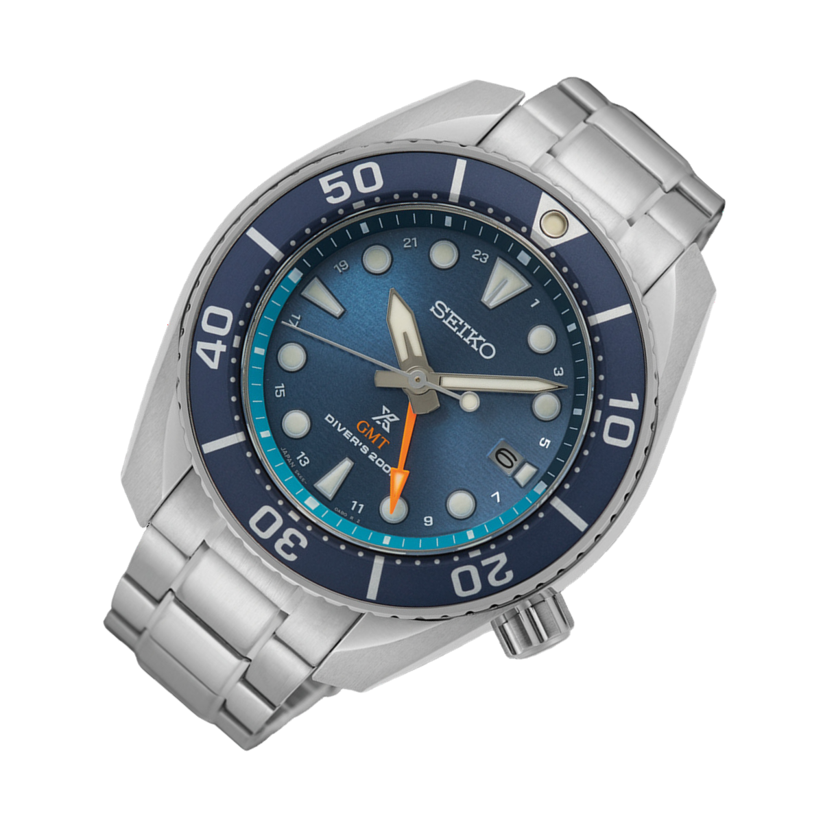 Seiko Sumo GMT Prospex SFK001J1 SFK001 SFK001J Blue Dial Mens Diving Watch