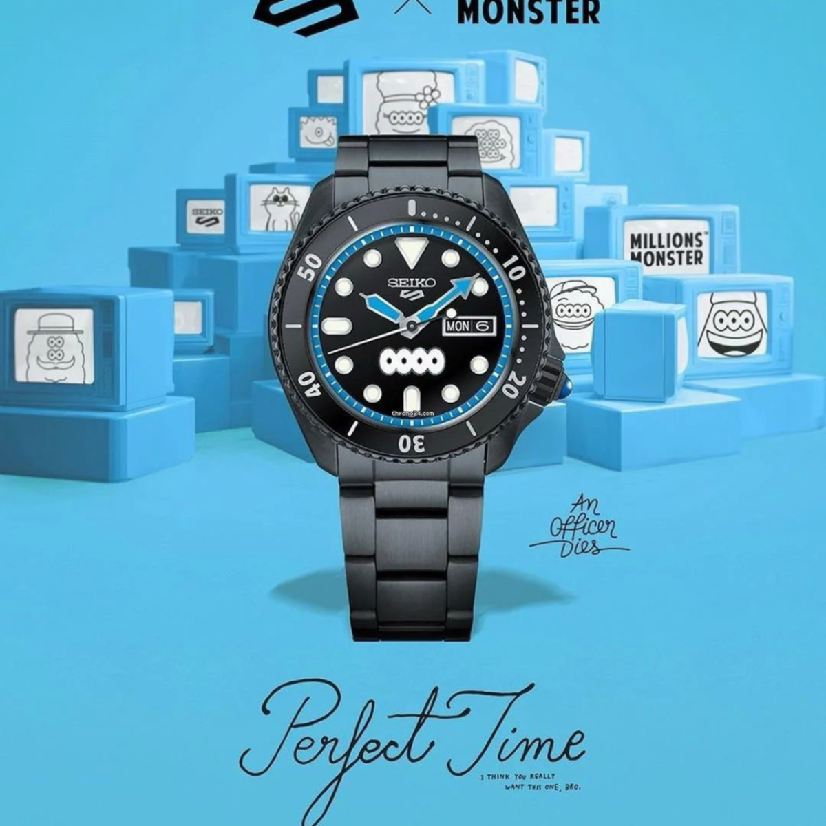 Seiko Monster SRPL67 'Nighttime 4 Eyes' LE Watch