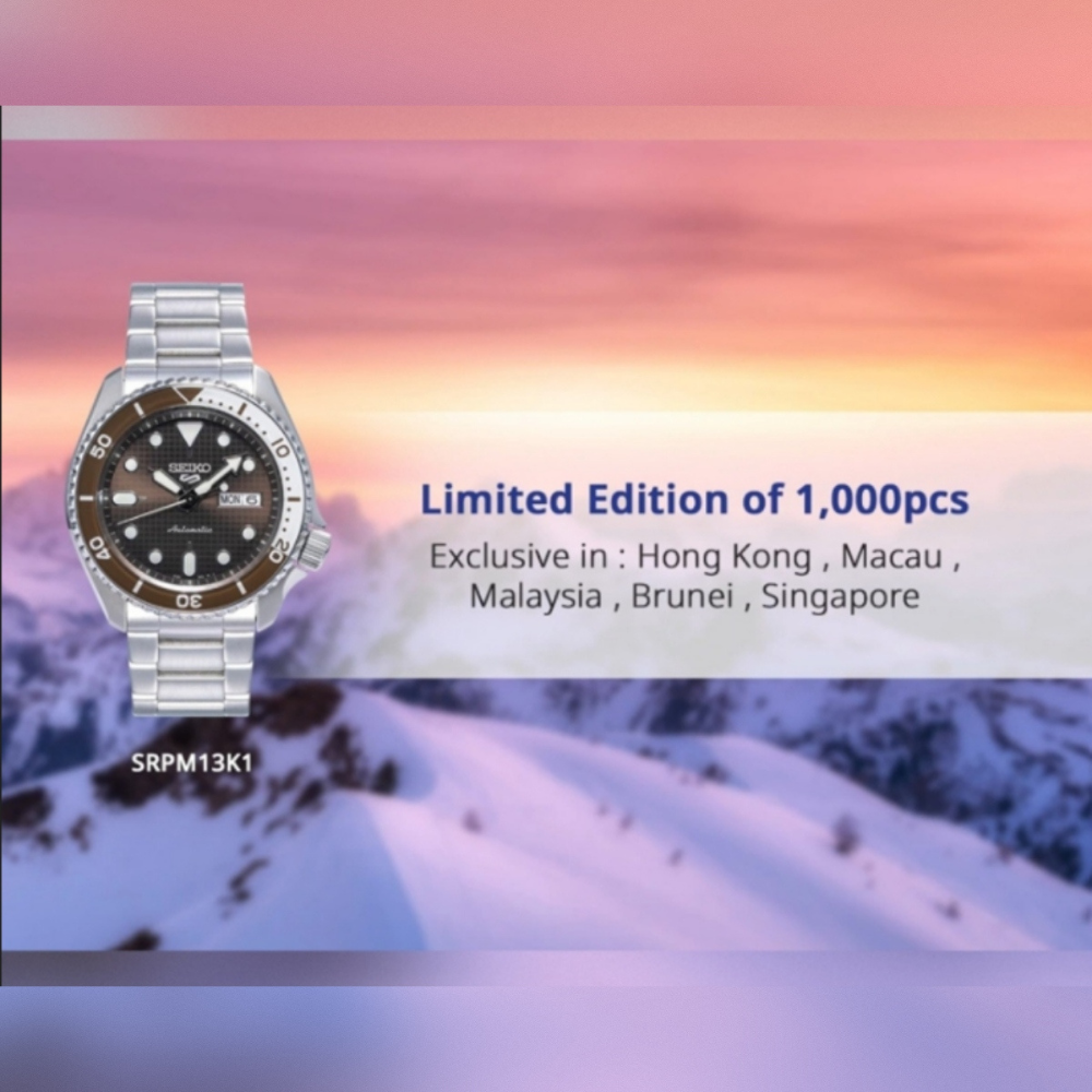 Seiko 5 Sports SRPM13 | 'Winter Sports' Limited Edition Watch