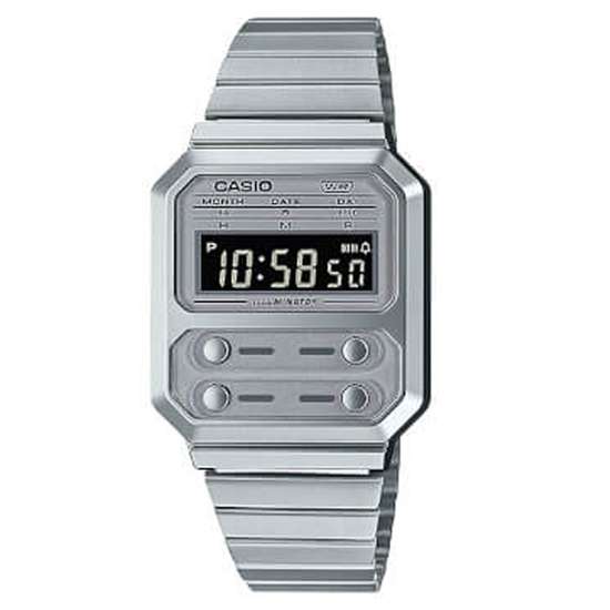 Casio Vintage A100WE-7B A100WE-7 A100WE Digital Unisex Watch