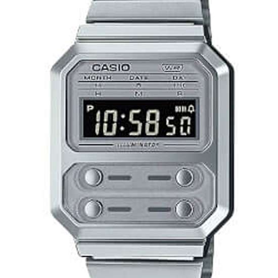 Casio Vintage A100WE-7B A100WE-7 A100WE Digital Unisex Watch