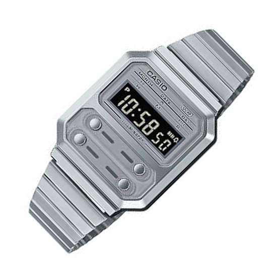 Casio Vintage A100WE-7B A100WE-7 A100WE Digital Unisex Watch