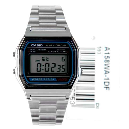 Casio Classic Retro Digital Mens Watch A158WA-1DF