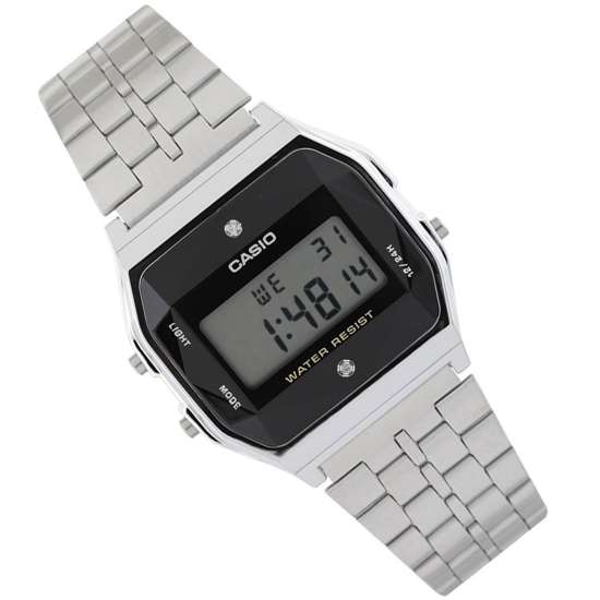 Casio Youth A159WAD-1D A159WAD Natural Diamond Retro Watch