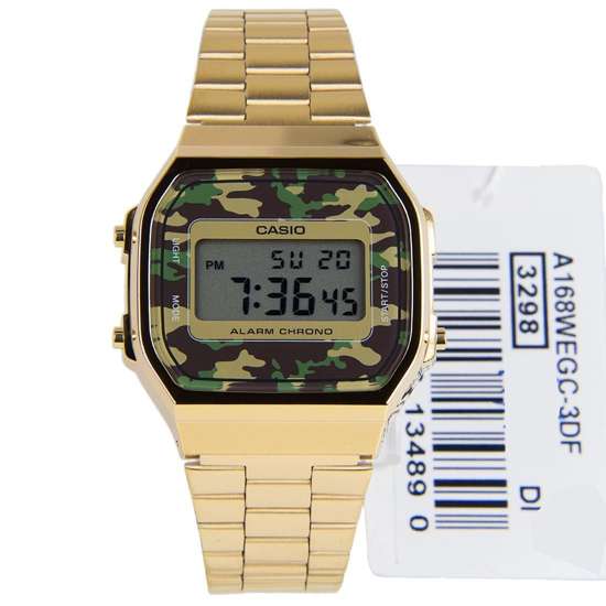 Casio Vintage Mens Watch A168WEGC-3D A168WEGC-3DF
