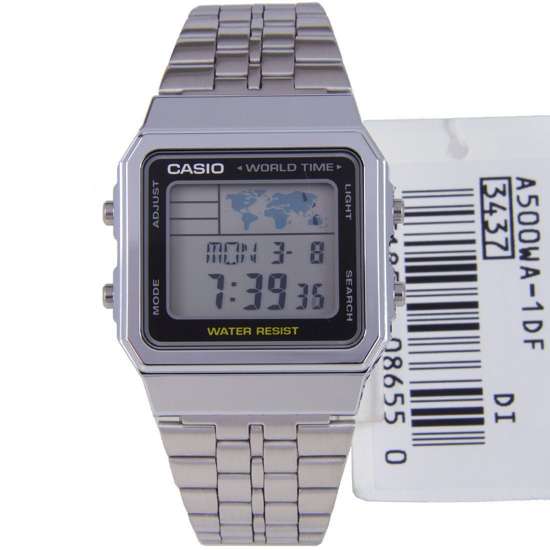 Casio World Time Digital Alarm Watch