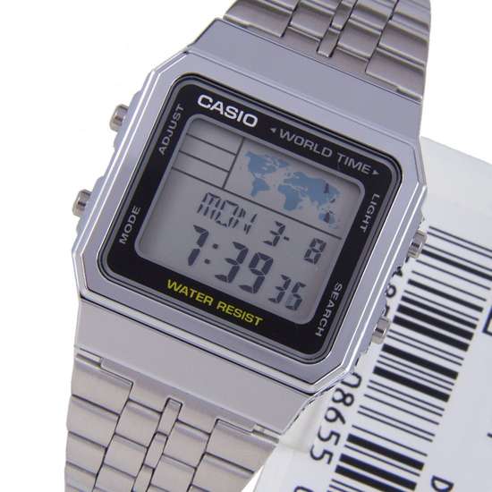 Casio World Time Digital Alarm Watch