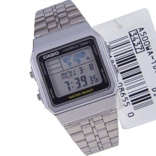 Casio World Time Digital Alarm Watch