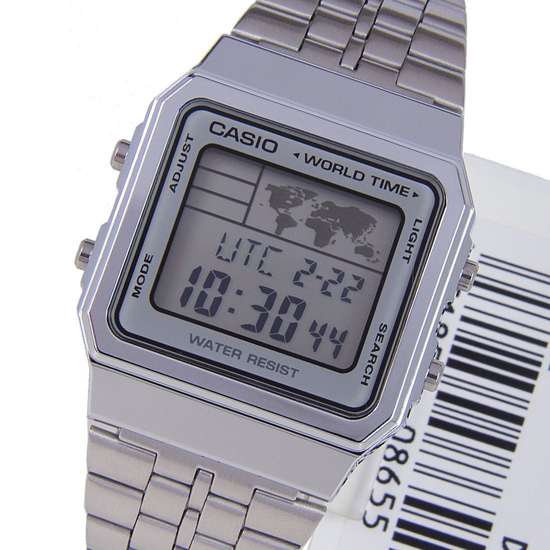 Casio World Time Digital Alarm Watch